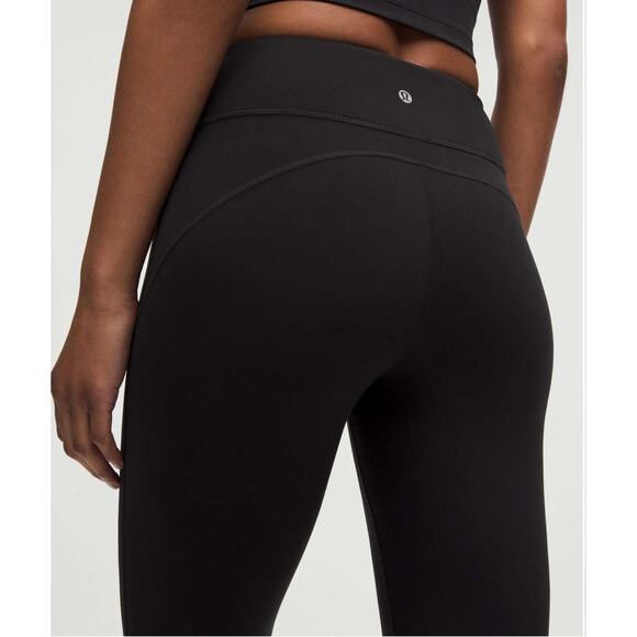 Lululemon Groove Super High Rise Flared Pants Nulu Black Athletic Leggings Size4 - Picture 2 of 9